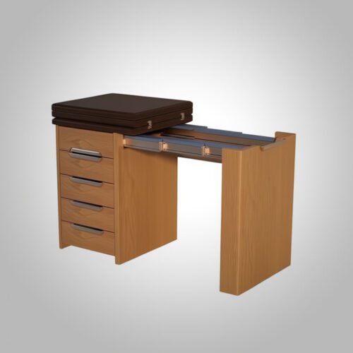 Smart & Versatile Office Desk with Convertible Locker - Image 4