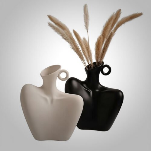 Abstract ceramic vase set - Image 4